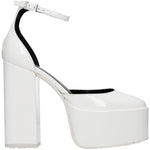 Paris Texas White Leather Platforms PA-8547224551689-EU38/US8