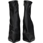 Dolce & Gabbana Black Leather Ankle Boots DO-8547266068745-EU35/US5