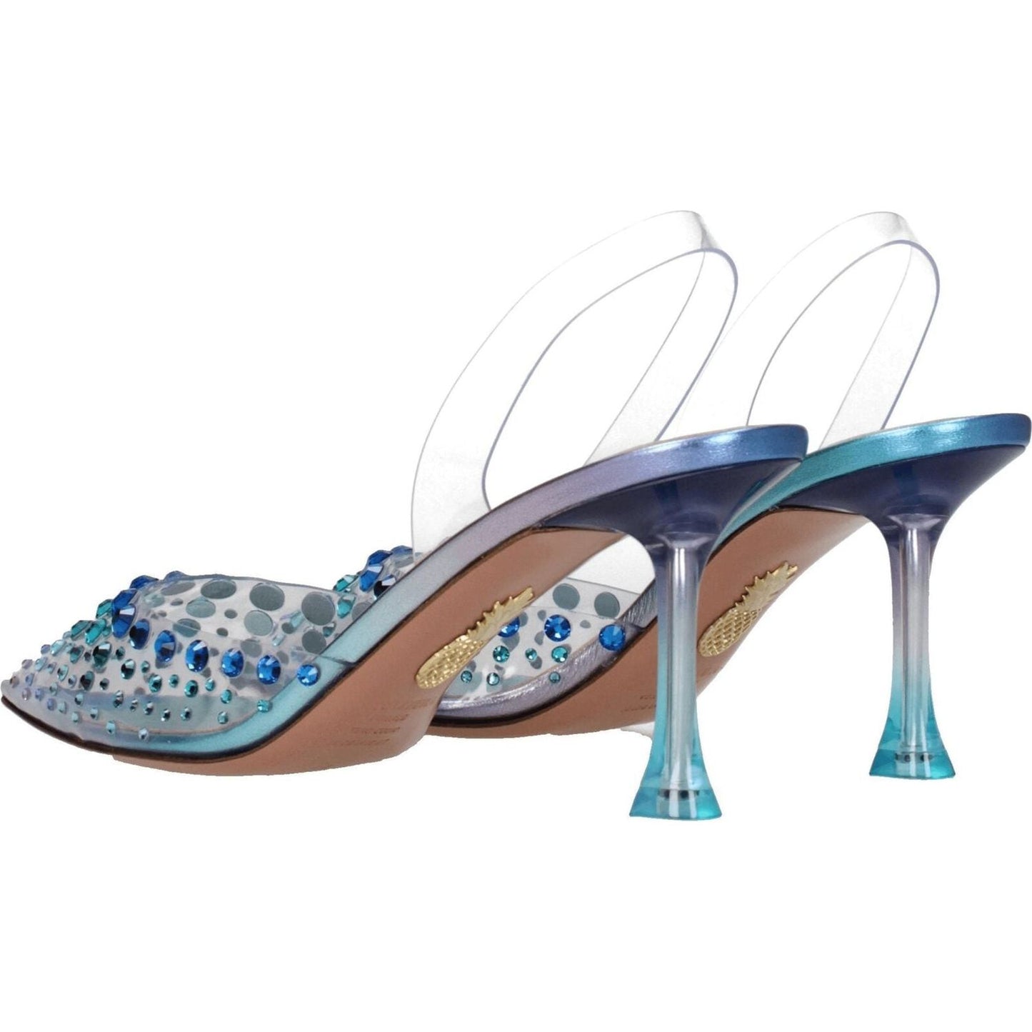 Aquazzura Transparent Pvc Stiletto Heels Sandals AQ-8547283894537-EU36/US6