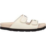 Palm Angels Beige Leather Flat Sandals PA-8547326329097-EU35/US5