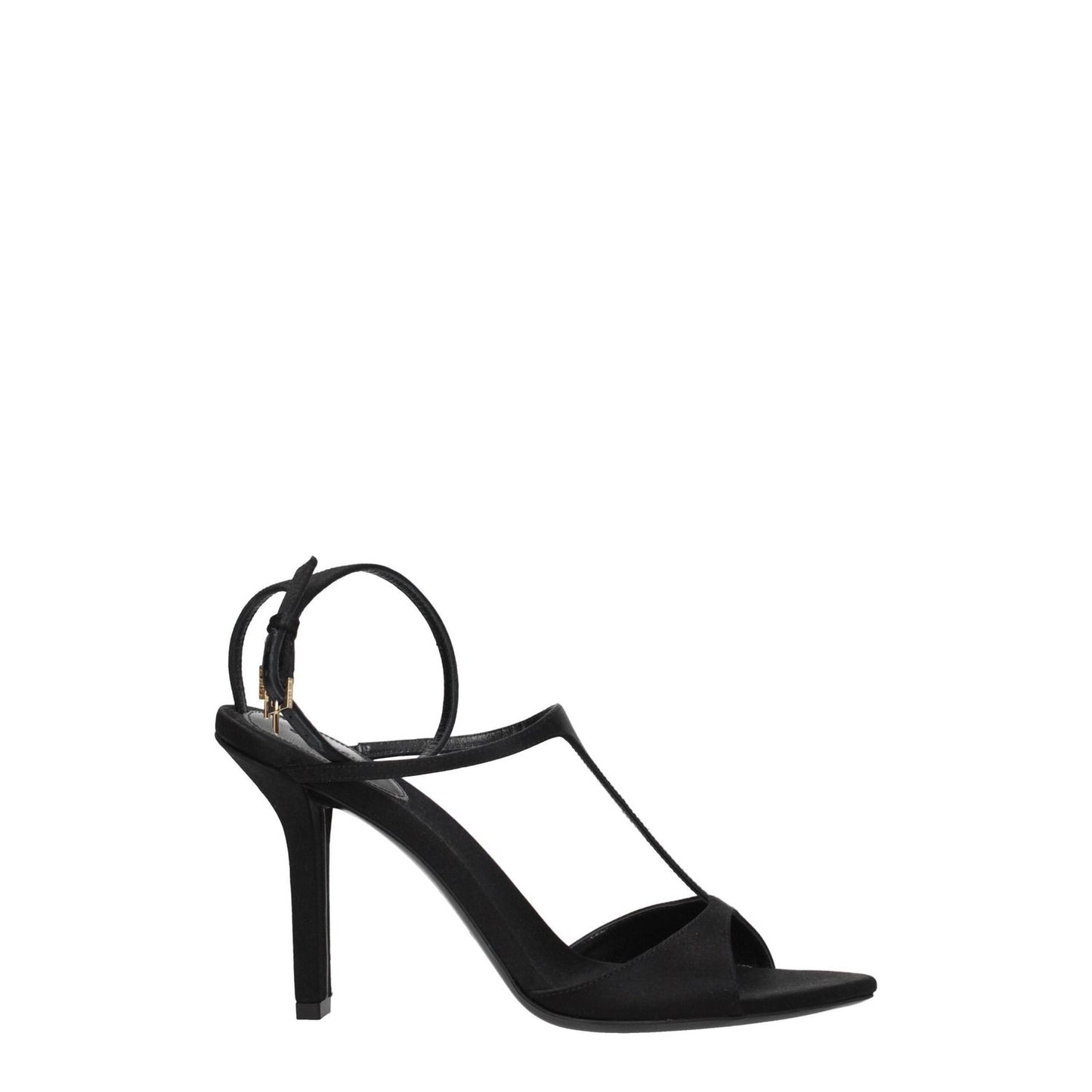 Givenchy Black Satin Stiletto Heels Sandals GI-8547352346889-EU41/US11