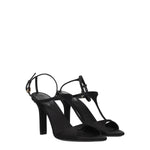Givenchy Black Satin Stiletto Heels Sandals GI-8547352346889-EU41/US11