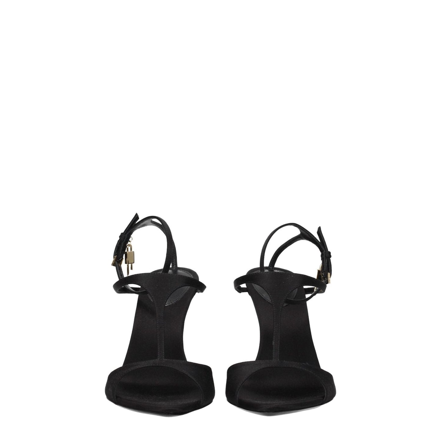 Givenchy Black Satin Stiletto Heels Sandals GI-8547352346889-EU41/US11