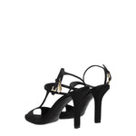 Givenchy Black Satin Stiletto Heels Sandals GI-8547352346889-EU41/US11