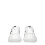 Versace White Leather Low Tops VE-8547404513545-EU35/US5