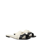 Valentino Garavani Black Leather Slippers Sandals VA-8547405824265-EU35/US5