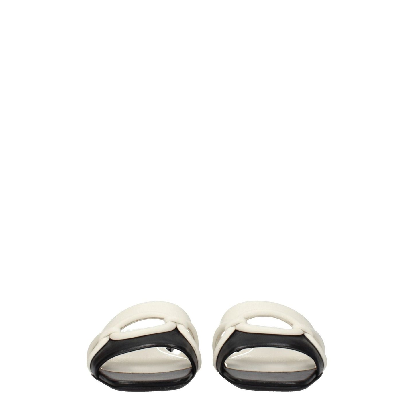 Valentino Garavani Black Leather Slippers Sandals VA-8547405824265-EU35/US5