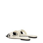 Valentino Garavani Black Leather Slippers Sandals VA-8547405824265-EU35/US5