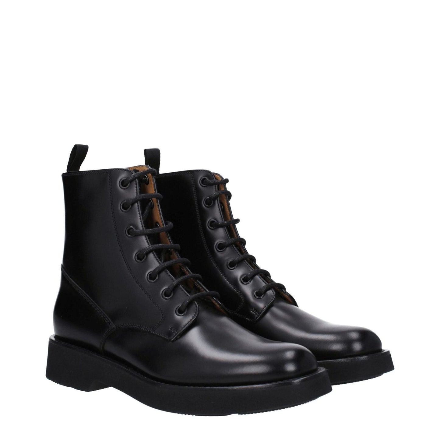 Church's Black Leather Ankle Boots CH-8547431678217-EU37/US7