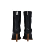 Jacquemus Black Leather Ankle Boots JA-8547450978569-EU36/US6