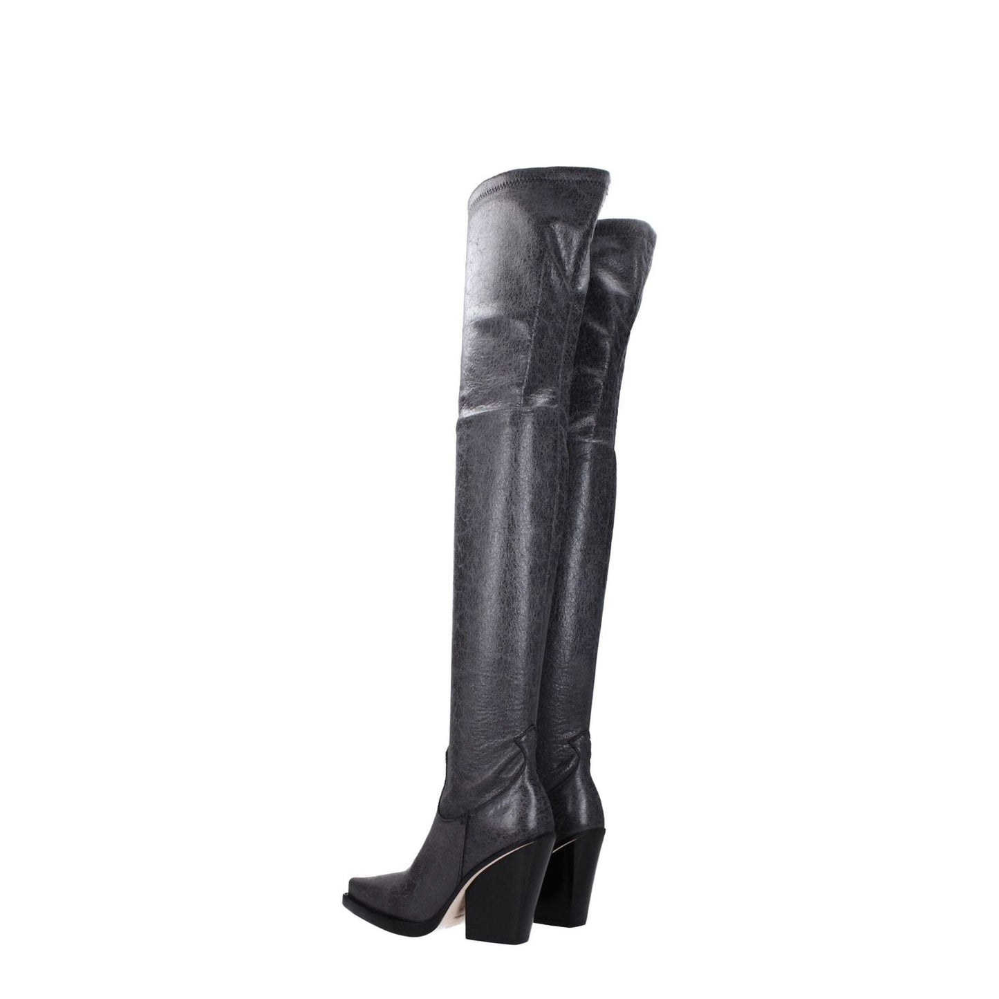 Paris Texas Black Leather Over The Knee PA-8547451470089-EU36/US6