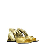 The Attico Gold Leather Platforms TH-8547455697161-EU36/US6