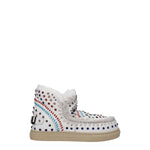Mou White Leather Ankle Boots MO-8547457007881-EU36/US6