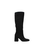 Stuart Weitzman Black Leather High Heel Boots ST-8547457597705-EU38/US8