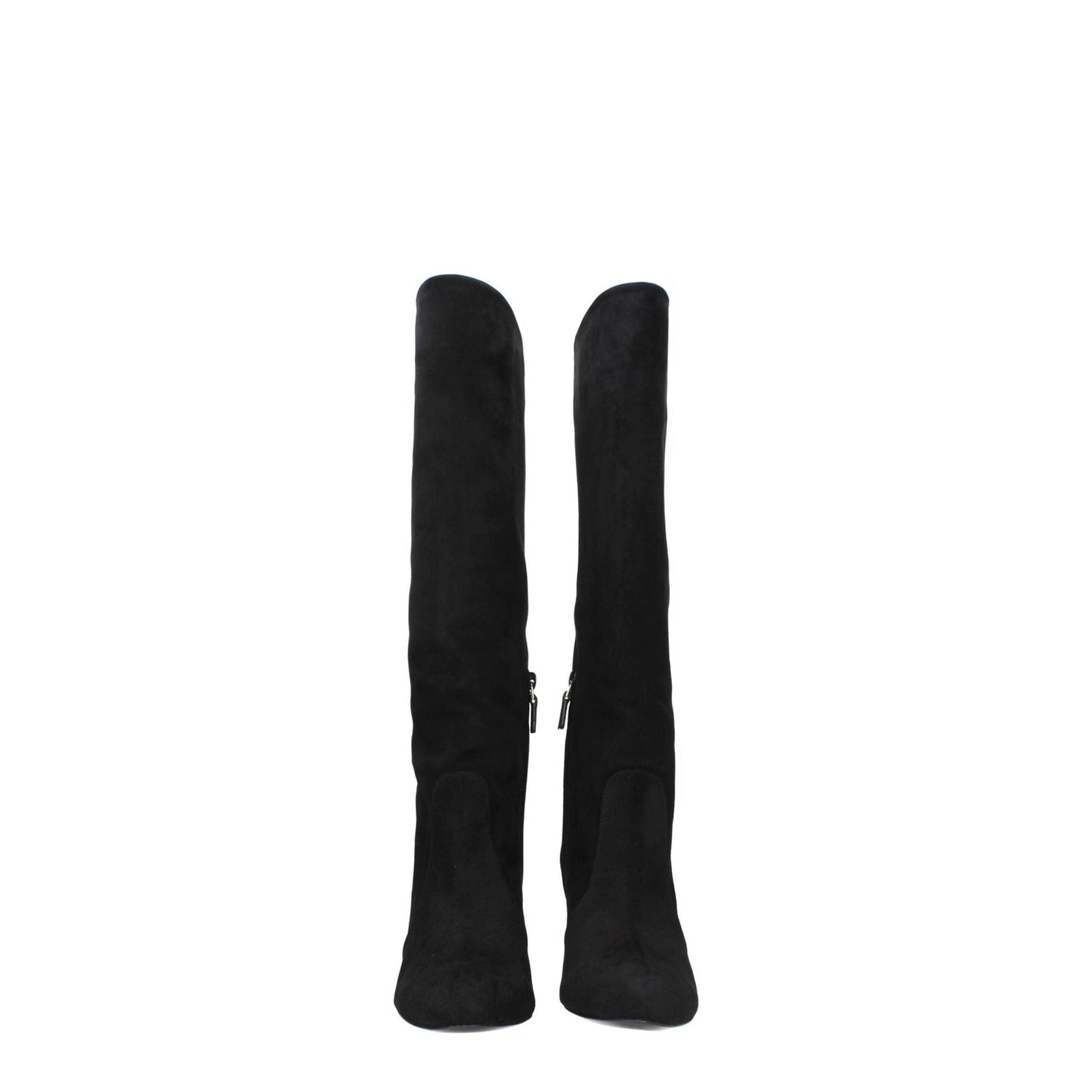 Stuart Weitzman Black Leather High Heel Boots ST-8547457597705-EU38/US8