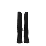 Stuart Weitzman Black Leather High Heel Boots ST-8547457597705-EU38/US8