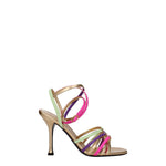 Valentino Garavani Multicolor Leather Stiletto Heels Sandals VA-8547460546825-EU35.5/US5.5
