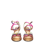 Valentino Garavani Multicolor Leather Stiletto Heels Sandals VA-8547460546825-EU35.5/US5.5
