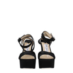 Jimmy Choo Black Satin Platforms JI-8547462152457-EU38/US8