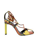 The Attico Orange Leather Stiletto Heels Sandals TH-8597894070537-EU37/US7
