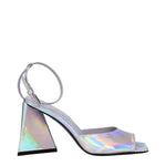 The Attico Gray Leather Platforms TH-8612669817097-EU39/US9