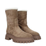 Stuart Weitzman Beige Leather Ankle Boots ST-8617282437385-EU40/US10