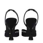 Stuart Weitzman Black Satin Stiletto Heels Sandals ST-9289904259337-EU37.5/US7.5