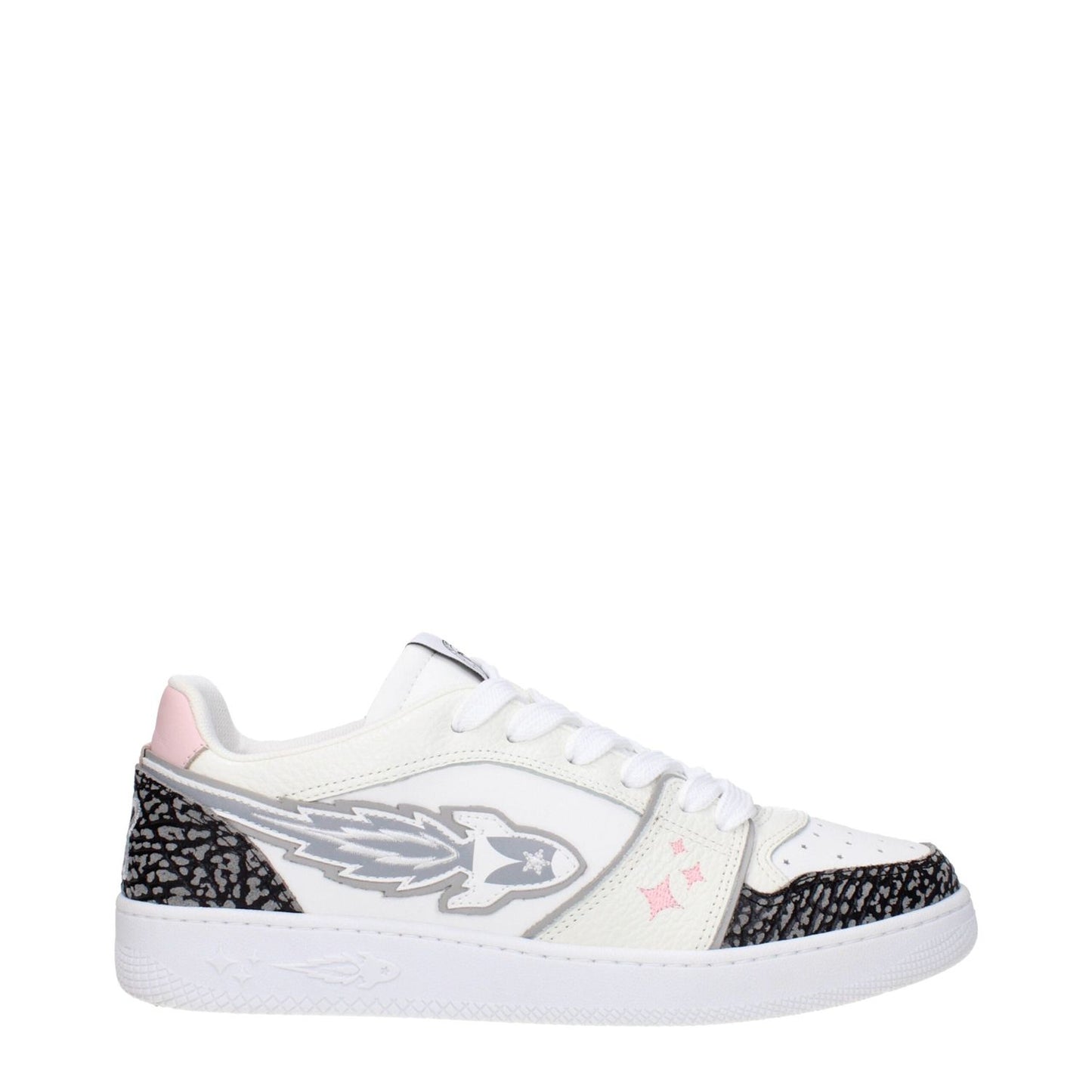 Enterprise Japan White Leather Athletic Sneakers EN-9301467169033-EU41/US8
