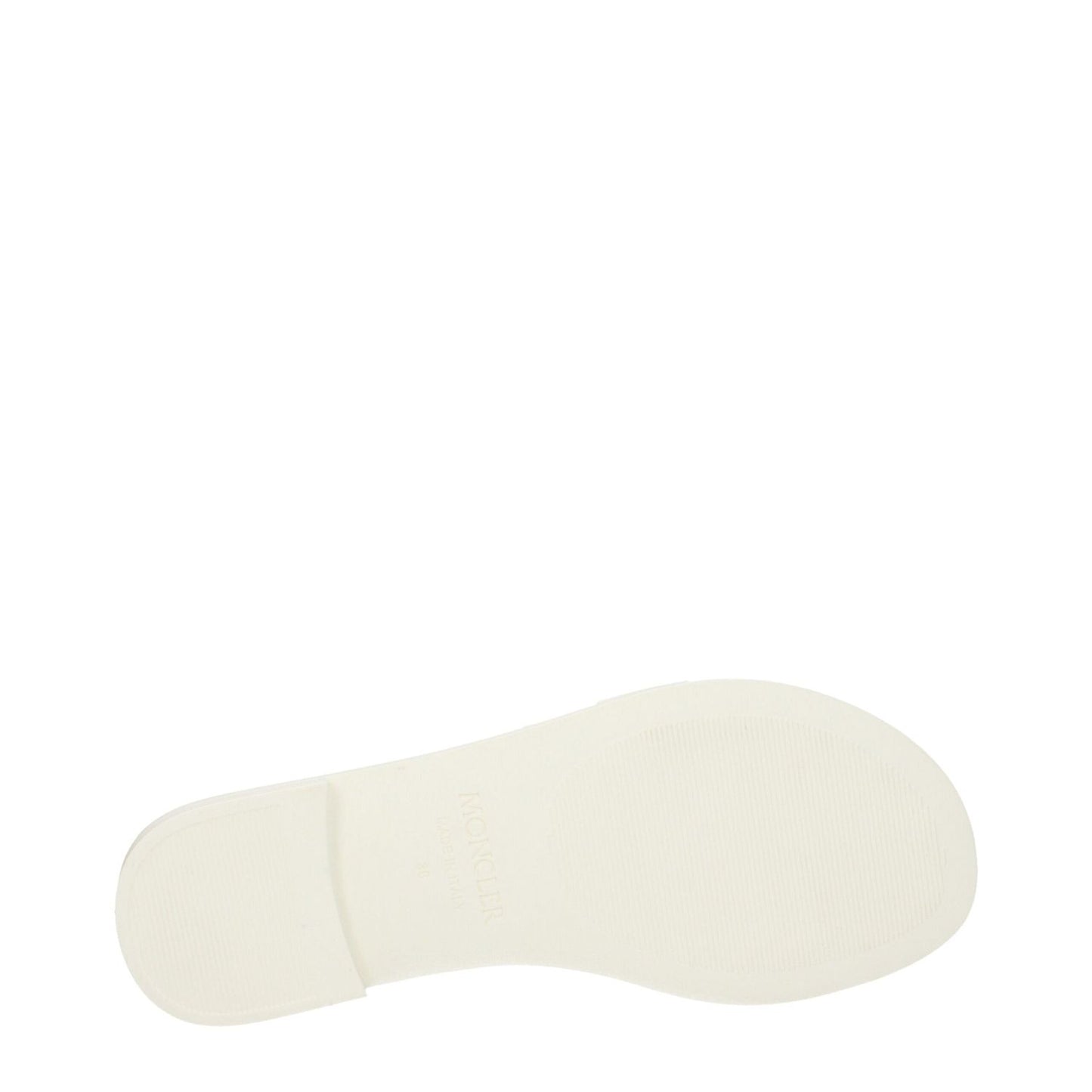 Moncler White Cotton Slippers Sandals MO-9293517127945-EU40/US10