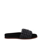 Chloé Black Leather Slippers Sandals CH-9304813175049-EU37/US7