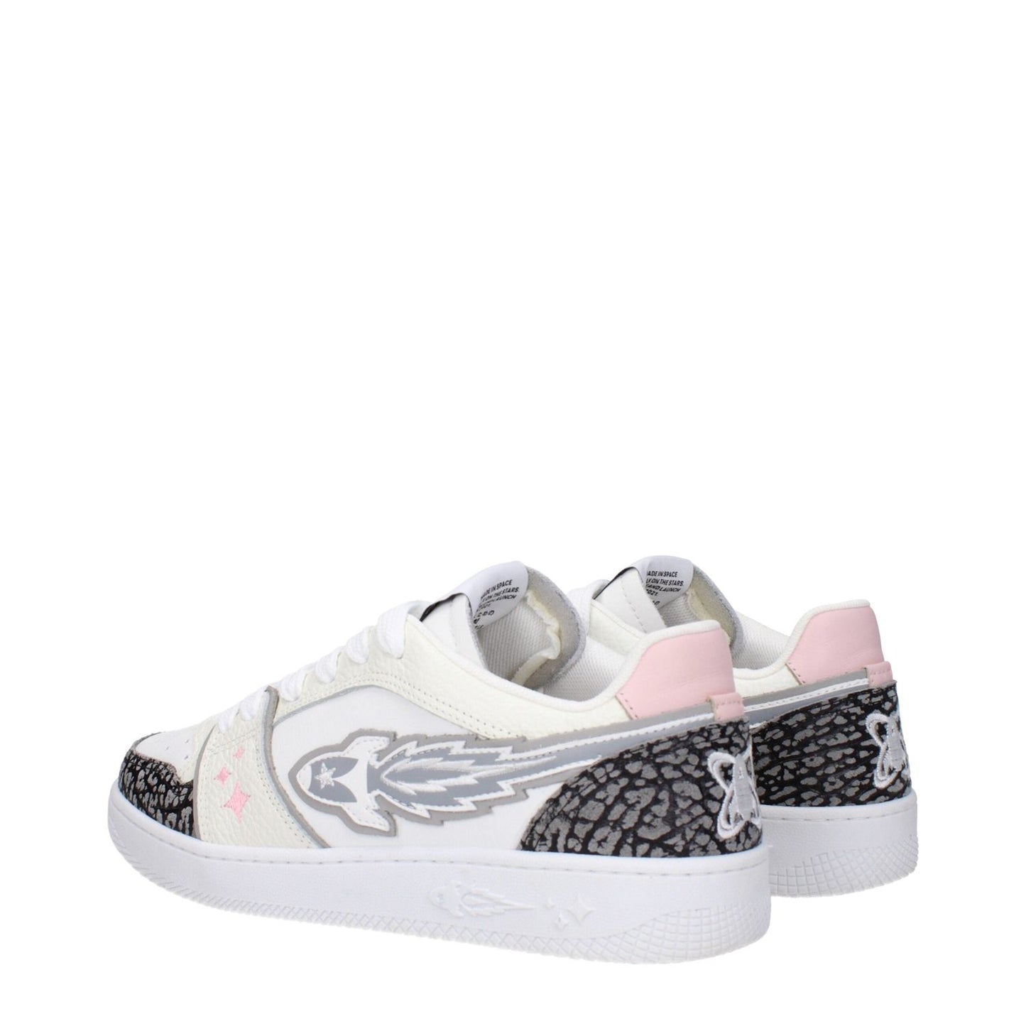 Enterprise Japan White Leather Athletic Sneakers EN-9301467169033-EU41/US8