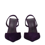 The Attico Purple Leather Stiletto Heels Sandals TH-9304766251273-EU36/US6