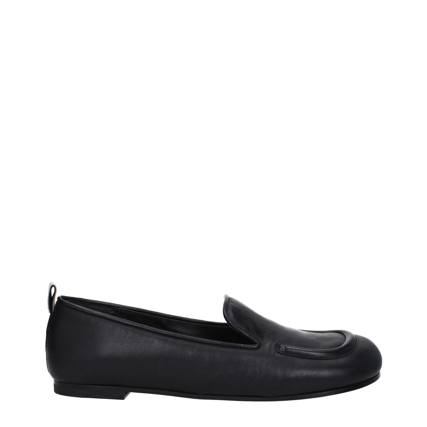 Premiata Black Leather Slip-On Loafers PR-9312432750857-EU37.5/US7.5