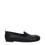 Premiata Black Leather Slip-On Loafers PR-9312432750857-EU37.5/US7.5