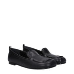 Premiata Black Leather Slip-On Loafers PR-9312432750857-EU37.5/US7.5
