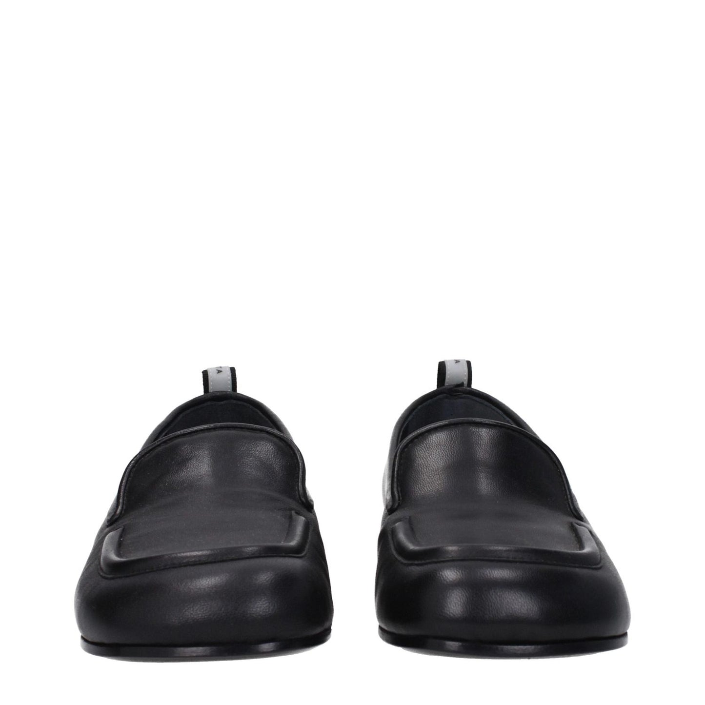 Premiata Black Leather Slip-On Loafers PR-9312432750857-EU37.5/US7.5