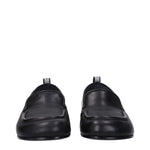 Premiata Black Leather Slip-On Loafers PR-9312432750857-EU37.5/US7.5