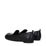 Premiata Black Leather Slip-On Loafers PR-9312432750857-EU37.5/US7.5