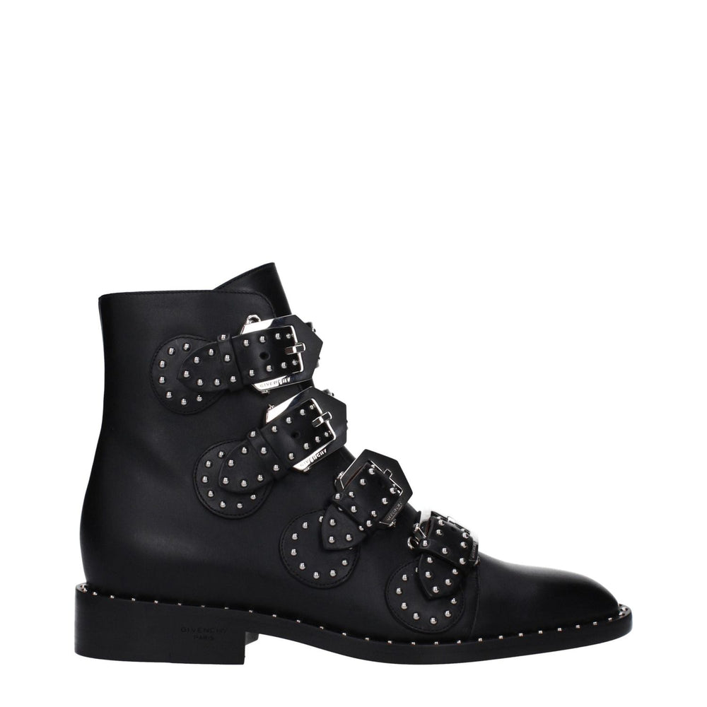 Givenchy Black Leather Ankle Boots GI-9485444088073-EU35/US5