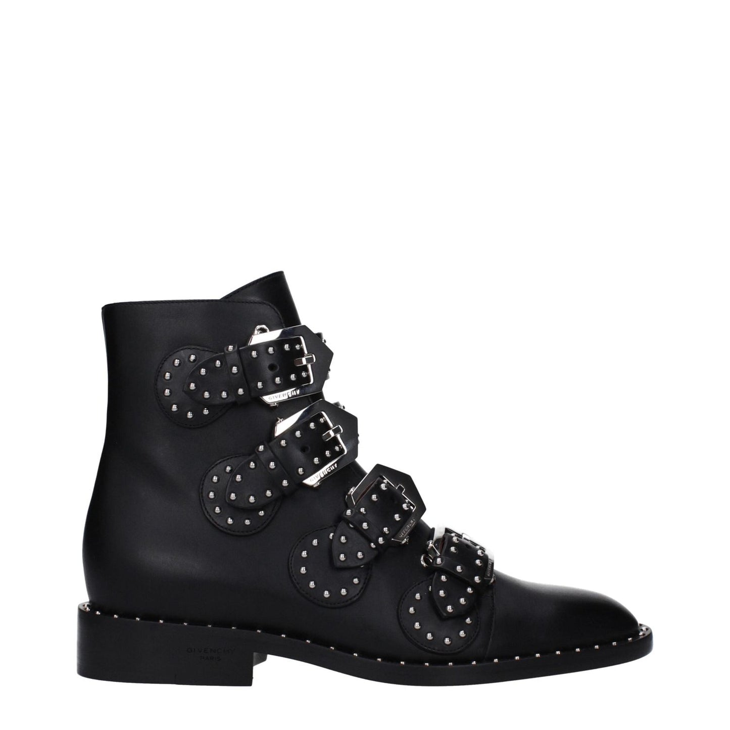 Givenchy Black Leather Ankle Boots GI-9485444088073-EU35/US5