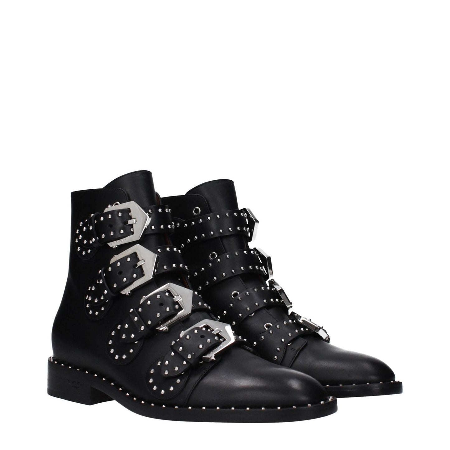 Givenchy Black Leather Ankle Boots GI-9485444088073-EU35/US5