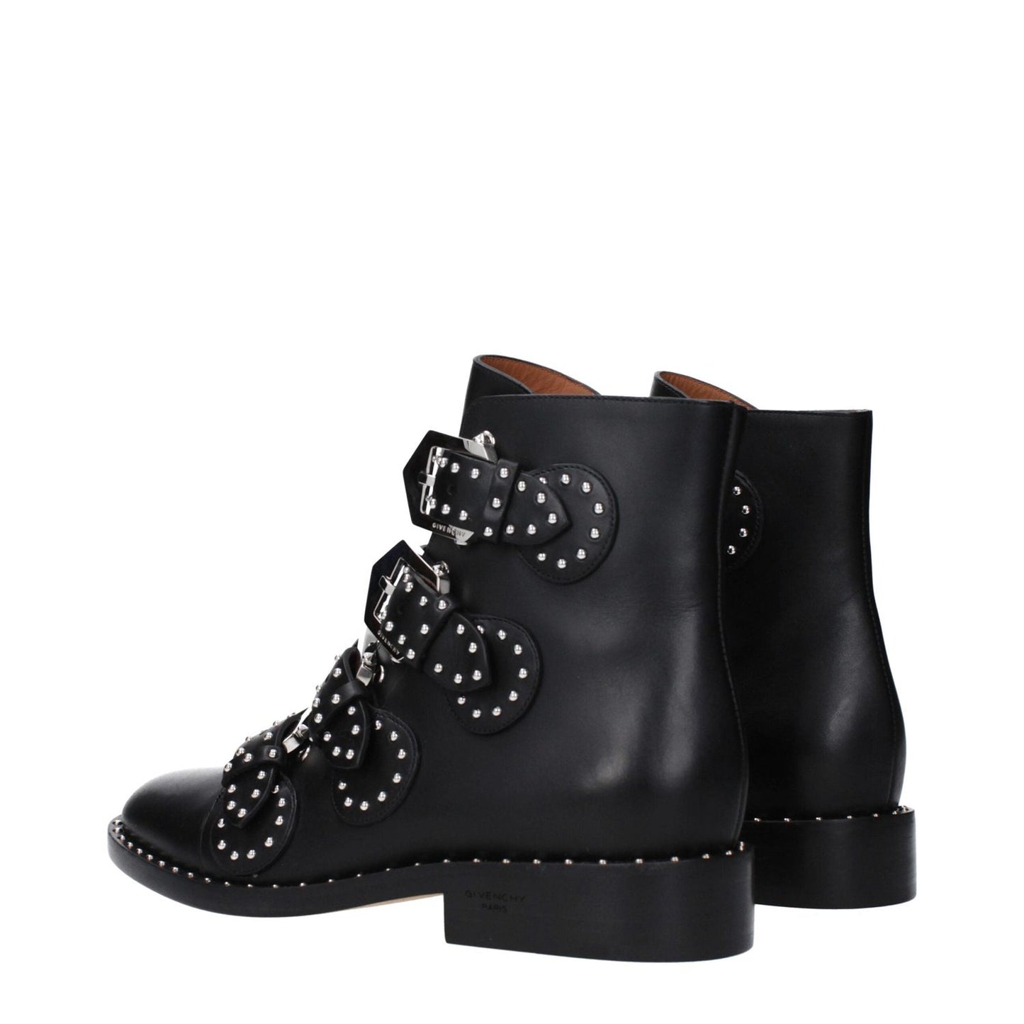 Givenchy Black Leather Ankle Boots GI-9485444088073-EU35/US5