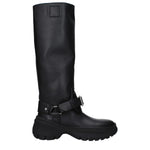 Burberry Black Leather Boots BU-9492853489929-EU36/US6