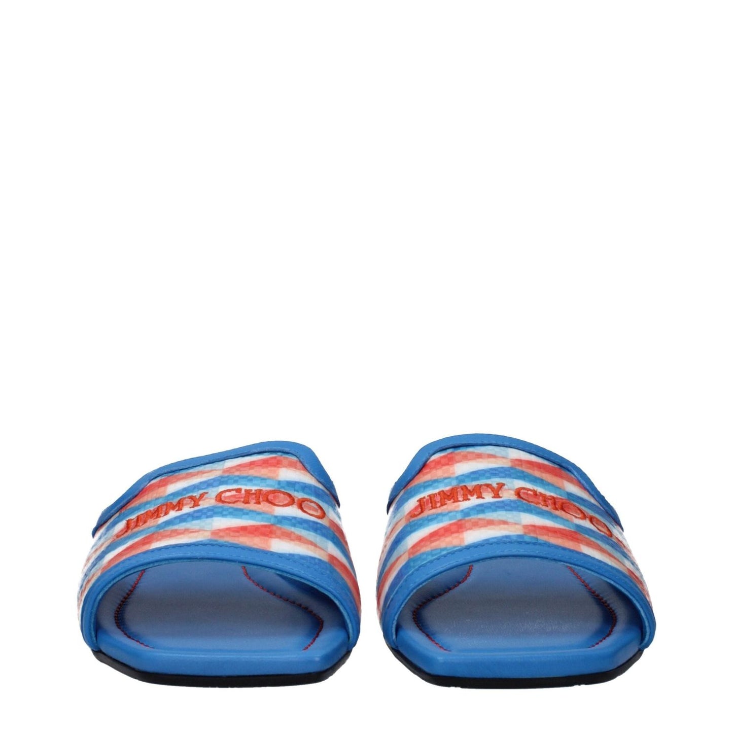 Jimmy Choo Light Blue Fabric Slippers Sandals JI-10020230627593-EU38/US8