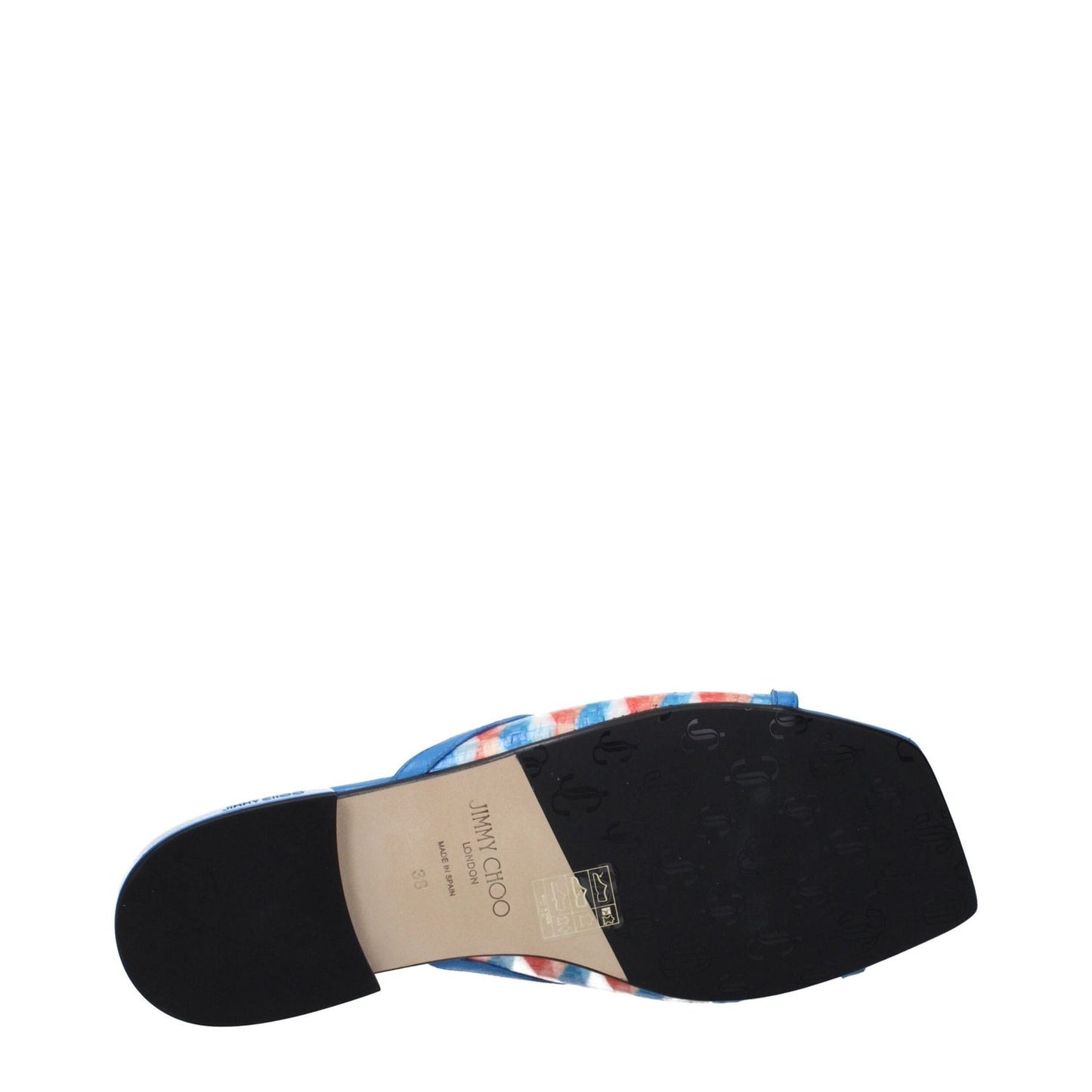 Jimmy Choo Light Blue Fabric Slippers Sandals JI-10020230627593-EU38/US8