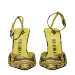 The Attico Yellow Leather High Heel Pumps TH-10031373713673-EU37/US7