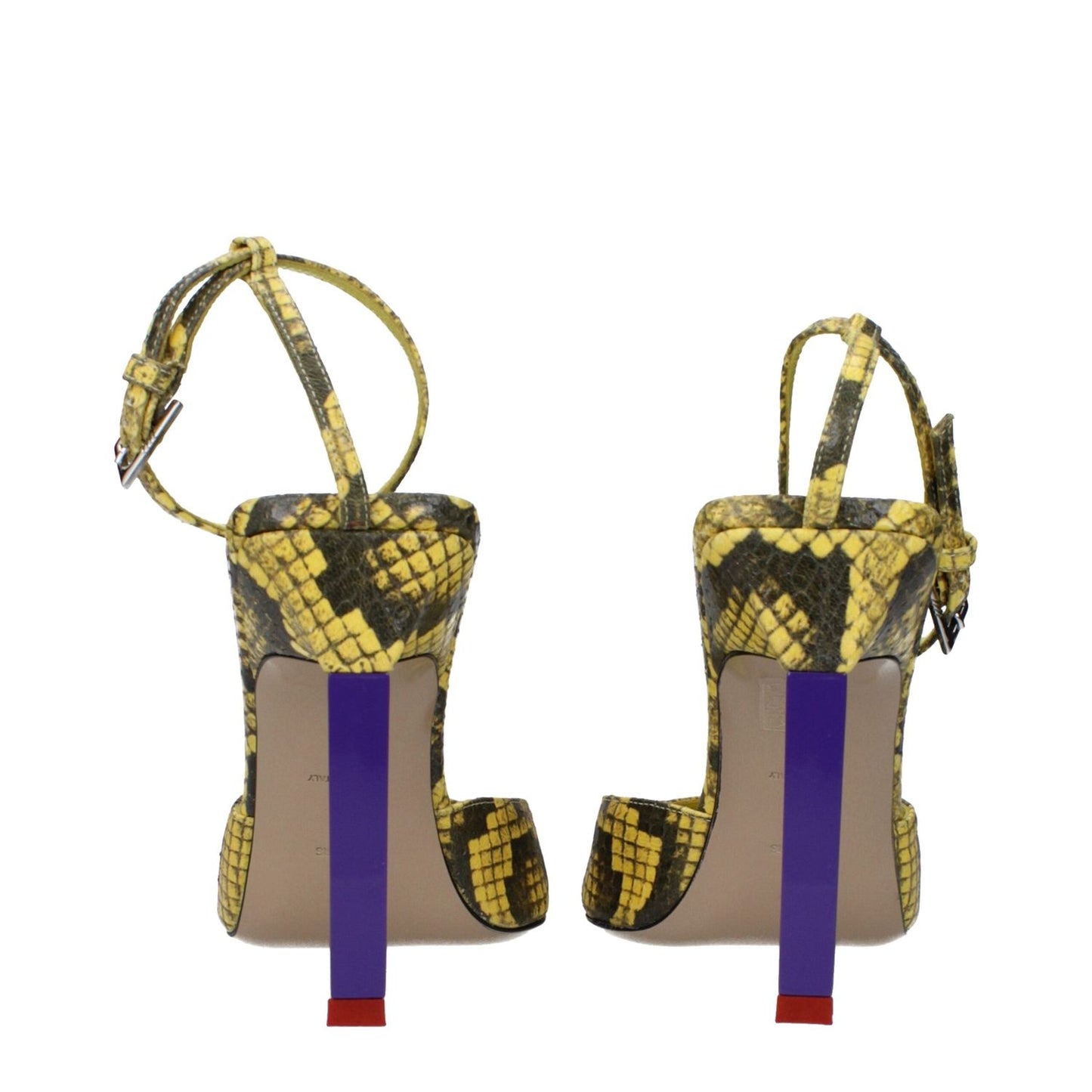 The Attico Yellow Leather High Heel Pumps TH-10031373713673-EU37/US7