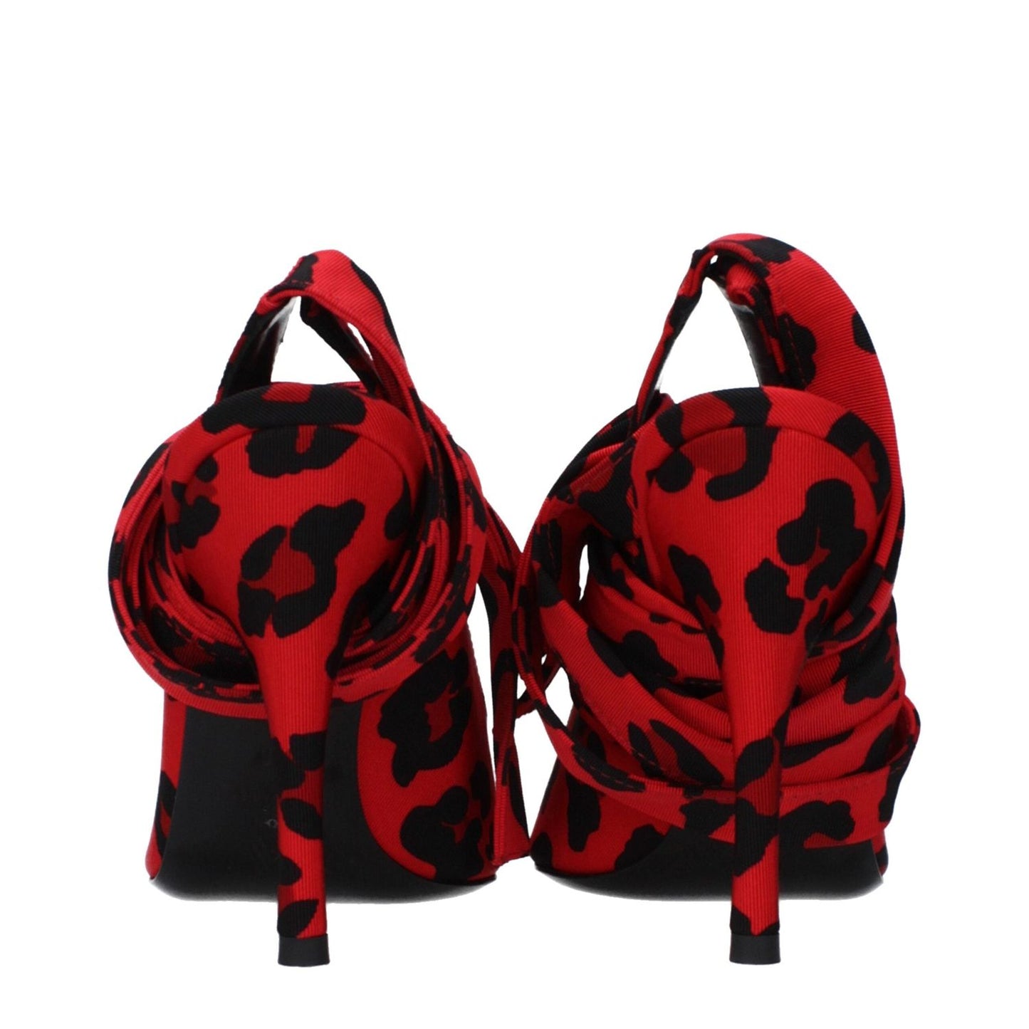 The Attico Red Fabric High Heel Pumps TH-10031372271881-EU36/US6