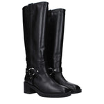 Stuart Weitzman Black Leather High Heel Boots ST-15039028003081-EU36.5/US6.5