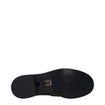 Stuart Weitzman Black Leather Slip-On Loafers